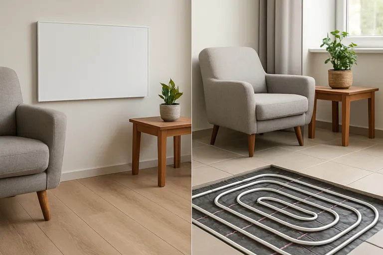 Infraroodverwarming of vloerverwarming: wat past het beste bij jouw woning? Infraroodverwarming of vloerverwarming: wat past het beste bij jouw woning?
